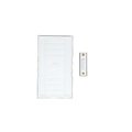 Nicor NICOR 18002LRT Single Door Door Bell Chime Kit with Rectangular Lighted Push Button; White 18002LRT